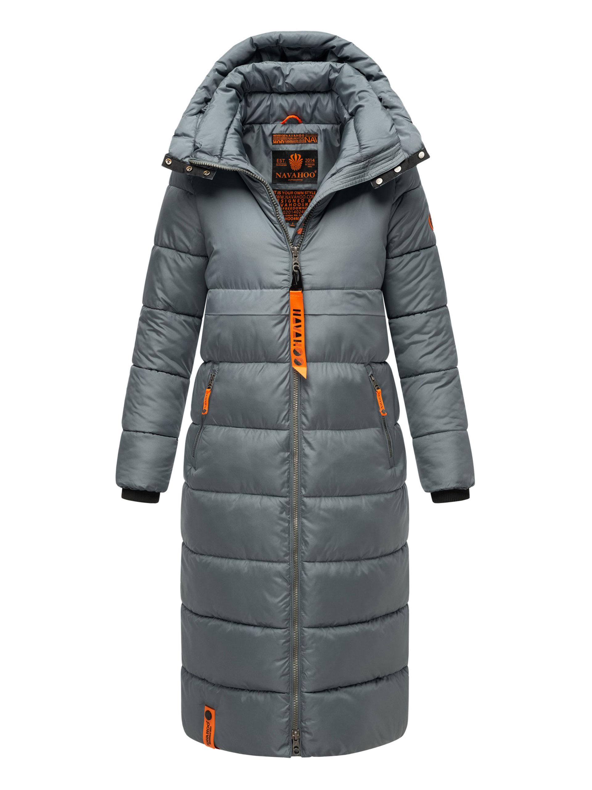 Navahoo Damen Winter Steppmantel Kristallblume – Stylisch & Warm