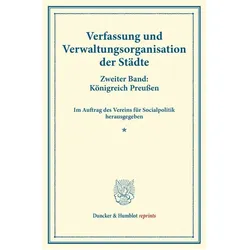 Verfassung und Verwaltungsorganisation der Städte., Fachbücher