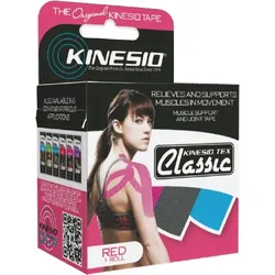 Kinesio Tex Classic 4 M Rot Latexfrei