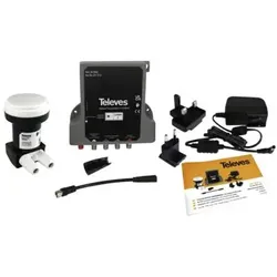 Televes Kit Wideband-LNB, LNB, Schwarz