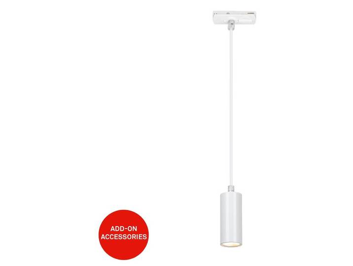 Briloner Rail Schienensystem, Dimmbar, Kombinierbar, Zubehör, Weiß, Ø4 x 10 cm
