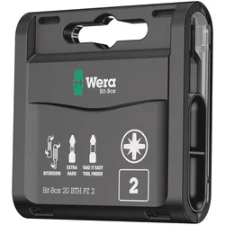 Wera Bit-Box 20 BTH PZ, PZ 2 x 25 mm, 20-teilig 05057762001