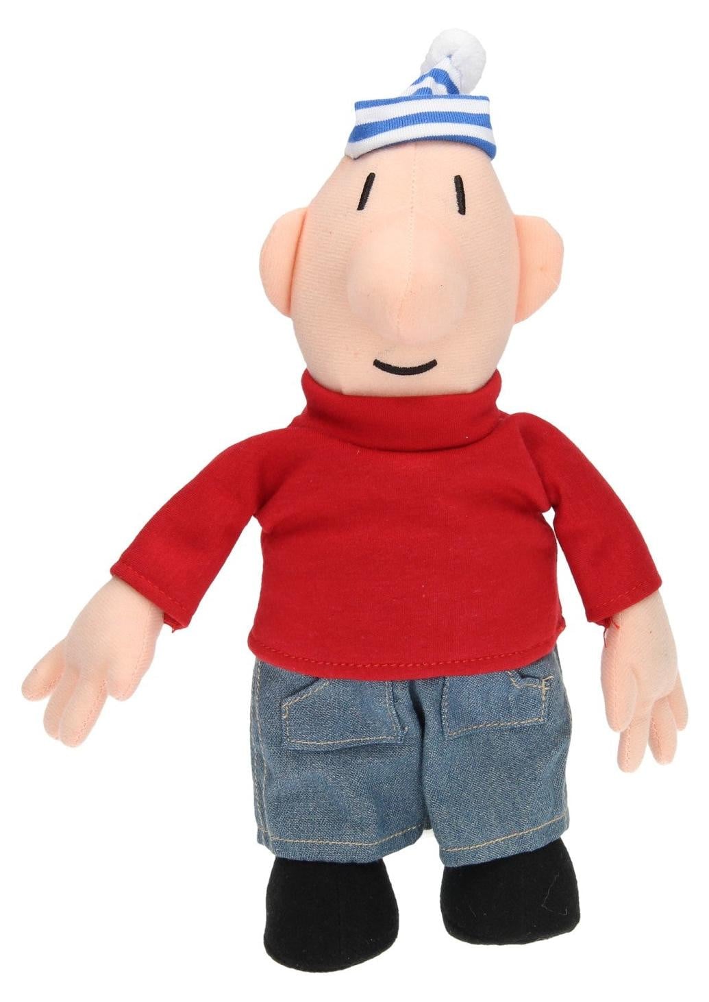 Buurman & Buurman Bullseye Network knuffel - Rood - 25 cm