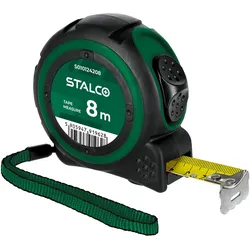 Rollbandmass 8m 25mm robuster Messbecher Bau Massband STALCO S010124208