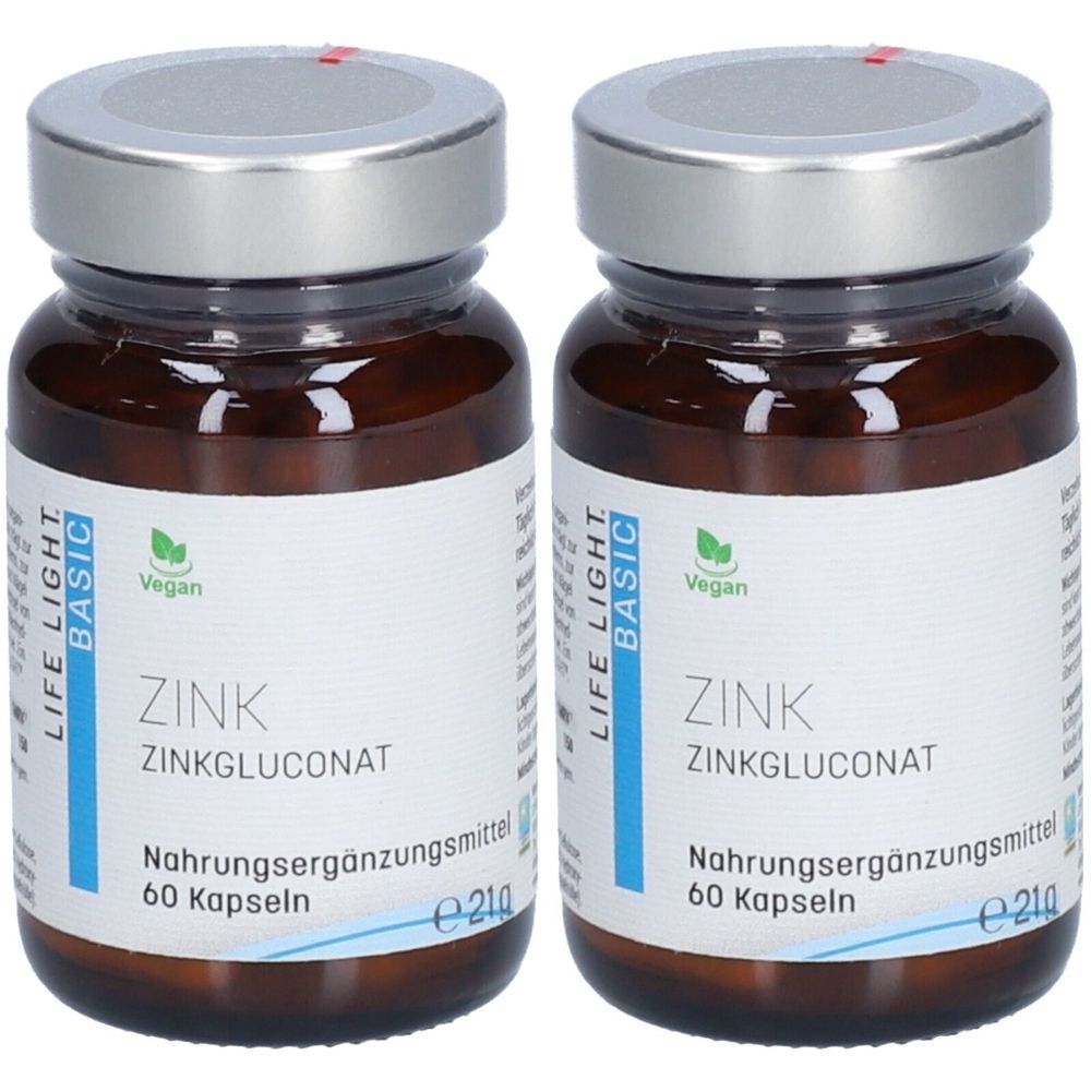 Zink 15 mg Gluconat Kapseln 2x 2x60 St