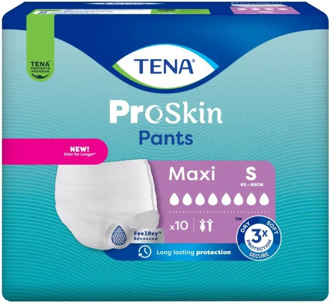 Tena Proskin Pants Maxi Small - 12 paquets de 10 protections