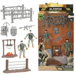 Toi-Toys ALFAFOX Feuer+ Spielset – Militärspielset