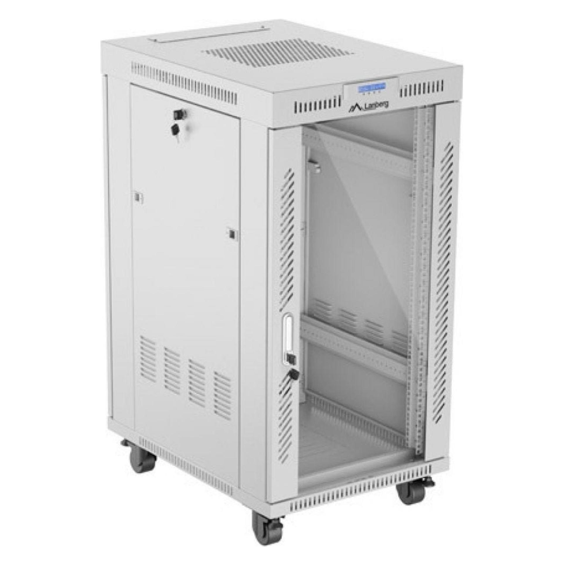 Lanberg rack cabinet 22U 600x800 glass (22 HE, 19 Zoll Rack) (FF01-6822-12SL)
