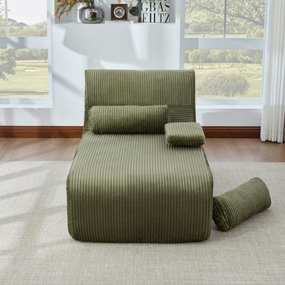 Boneless Corduroy Chaise Lounges Sofa Couch