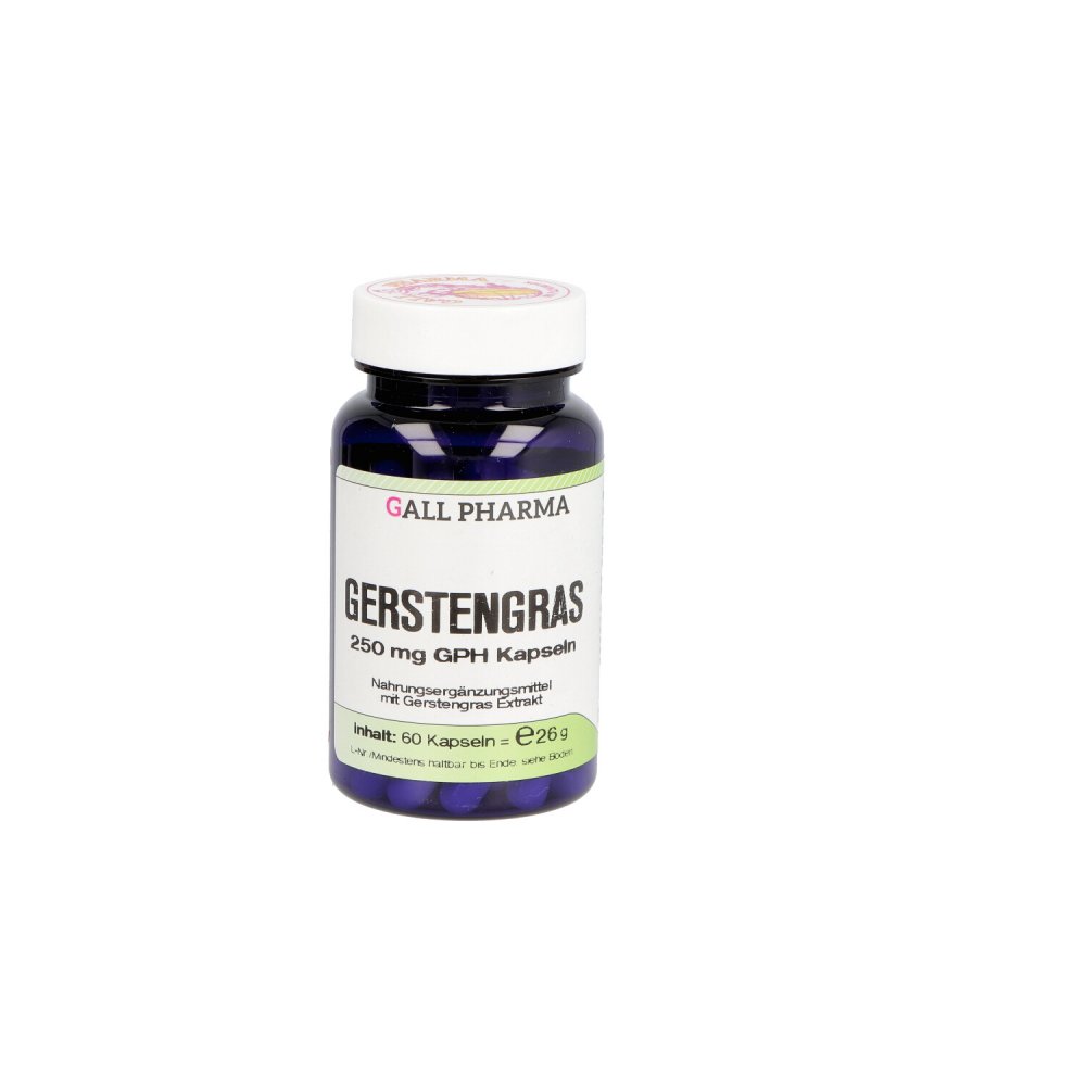Hecht-Pharma GmbH Gerstengras 250 mg Gph Kapseln 06106521