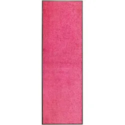 Décoshop26 - Waschbare rosa Fußmatte 60x180 cm DEC023195 DEC023195