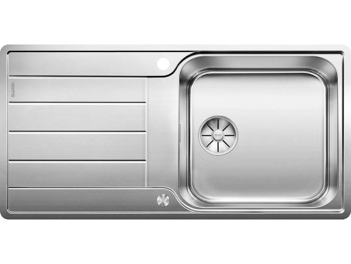Spüle Blanco CLASSIMO XL 6 S-IF 1000 x 500 mm edelstahl bürstfinish 525327 1 Spülbecken Mit Tropffläche Becken rechts