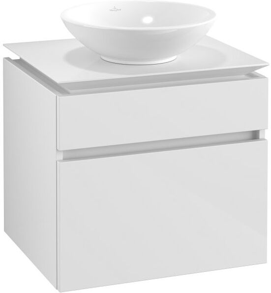 Villeroy und Boch Villeroy & Boch Legato Waschtischunterschrank B56800DH 60x55x50cm, Glossy White