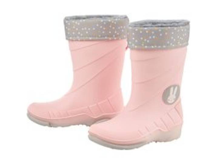 LUPILU® Bottes de pluie clignotantes enfant (rose, 27)