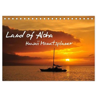 Land of Aloha - Hawaii Monatsplaner (Tischkalender 2027 DIN A5 quer), CALVENDO Monatskalender