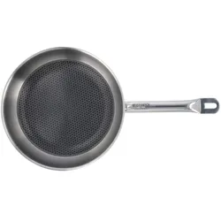 Meisterkoch Edelstahlpfanne   ¦ silber ¦ Edelstahl ¦ Maße (cm): H: 6,5  Ø: 28.0