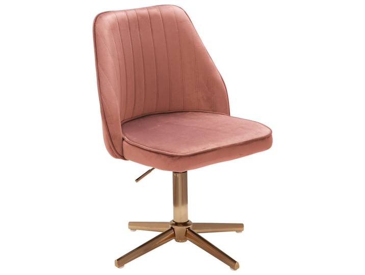 Mid.you Stuhl, Rosa, Sternfuß, 60x100x60 cm, Esszimmer, Stühle, Esszimmerstühle