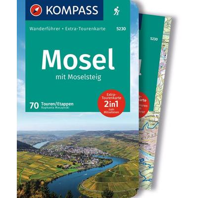 KOMPASS Wanderführer Mosel mit Moselsteig, 46 Touren und 24 Etappen, Taschenbuch von Raphaela Moczynski, KOMPASS Freytag & Berndt, 978-3-99121-847-0
