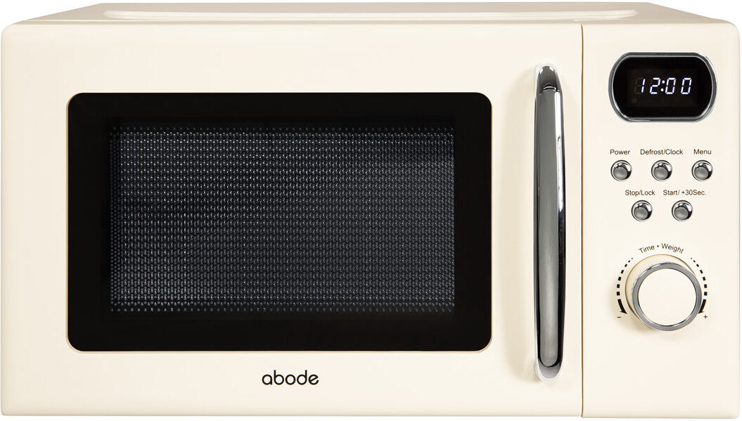 Abode   AMD2004C   Digital Microwave   20L   Cream Chrome;Cream 26.4cm H X 45.6cm W X 35.7cm D