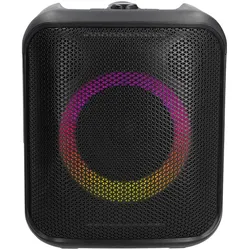 Nedis Bluetooth-Party-Lautsprecher max. Batteriespielzeit: 5 Std 150 W Tragegriff Partylich (5 h), Bluetooth Lautsprecher, Mehrfarbig