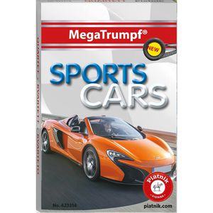 Piatnik Kartenspiel 423314, MegaTrumpf Sports Cars, ab 6 Jahre, 2-4 Spieler