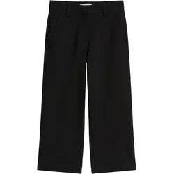 Marc O'Polo Damen Hose - WOVEN PANTS, Culotte, Interlock-Jersey, Baumwoll-Mix Schwarz / L