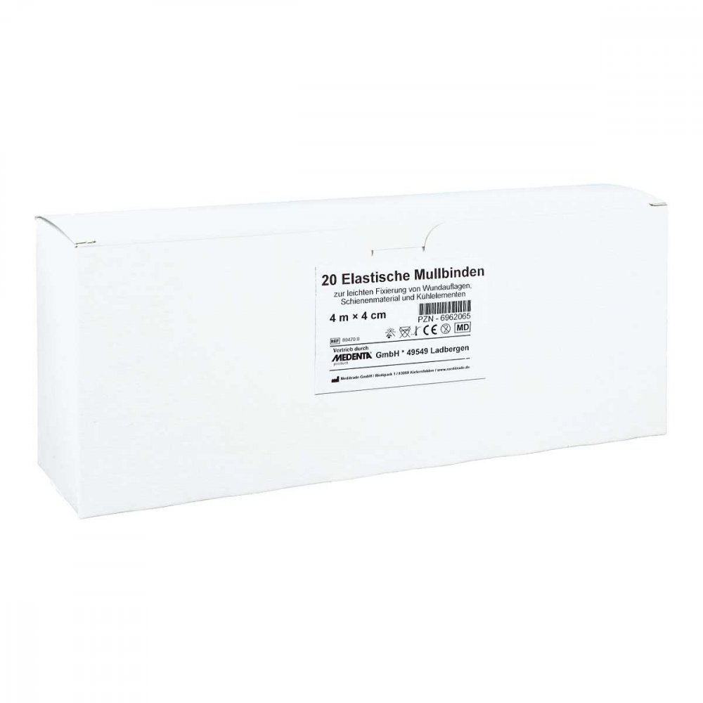 MEDENTA GmbH Mullbinden elastisch 4mx4cm 06962065