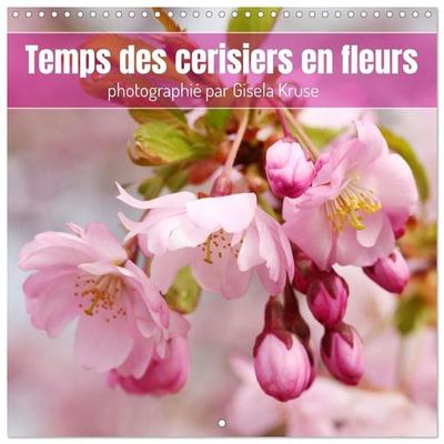 Temps des cerisiers en fleurs (Calendrier mural carré 2027 30x30 cm) Calendrier double avec une page pour vos prises de notes
