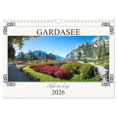 Gardasee - Idylle am Lago 2026 (Wandkalender 2026 DIN A4 quer), CALVENDO Monatskalender