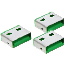 InLine Refill Pack for USB Portblocker, Notebook Security, Grün
