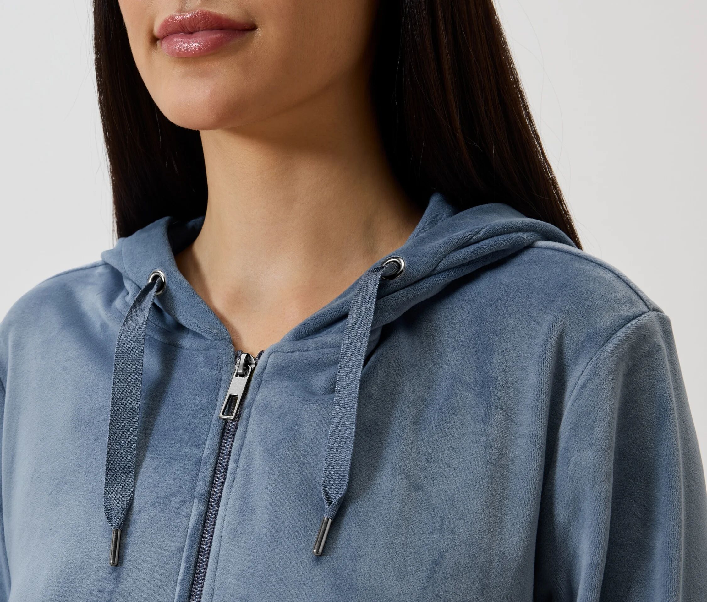 Tchibo - Nicki-Hausanzug - Damen - Gr. XL - blau