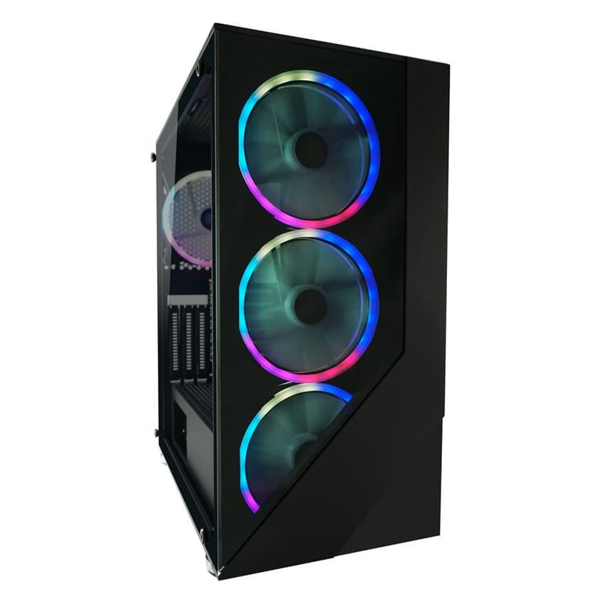 LC-Power LC Power Gaming-PC Gehäuse LC-803B-ON Midi-Tower schwarz