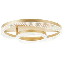 Brilliant LED-Deckenleuchte Aurora Aluminium Gold