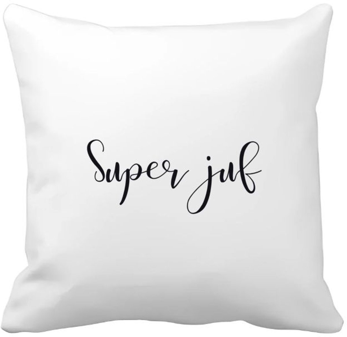 Akyol Super Juf Kussenhoes - Cadeau voor de lerares - 40 x 40 cm