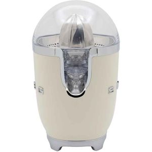 Smeg Zitronenpresse CJF11CREU, 50er Retro Style, elektrisch, 70 Watt, 17 x 28 cm, creme