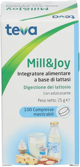 TEVA ITALIA Srl Teva, Mill E Joy, 100 Compresse Masticabili