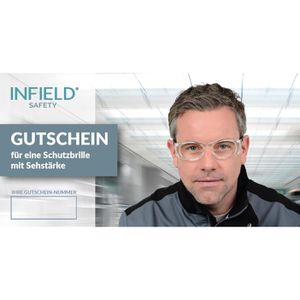 Infield Schutzbrille Gutschein, für eine Schutzbrille mit Sehstärke