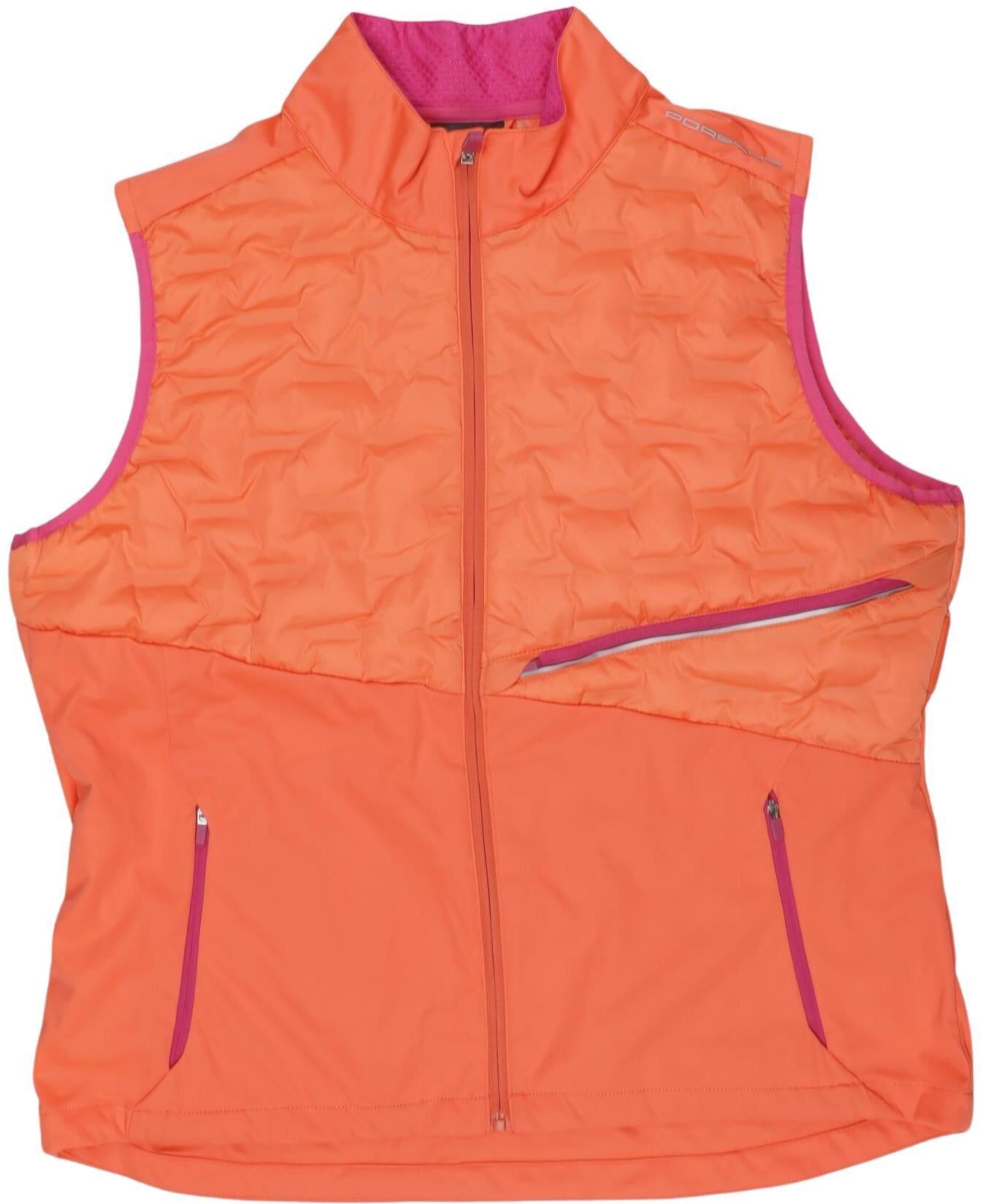 Porsche Design Damen Weste, Orange, Gr. XL, Synthetik - Second Hand