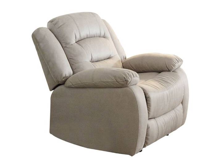 JANS - Fauteuil Relax Manuel Tissu Beige