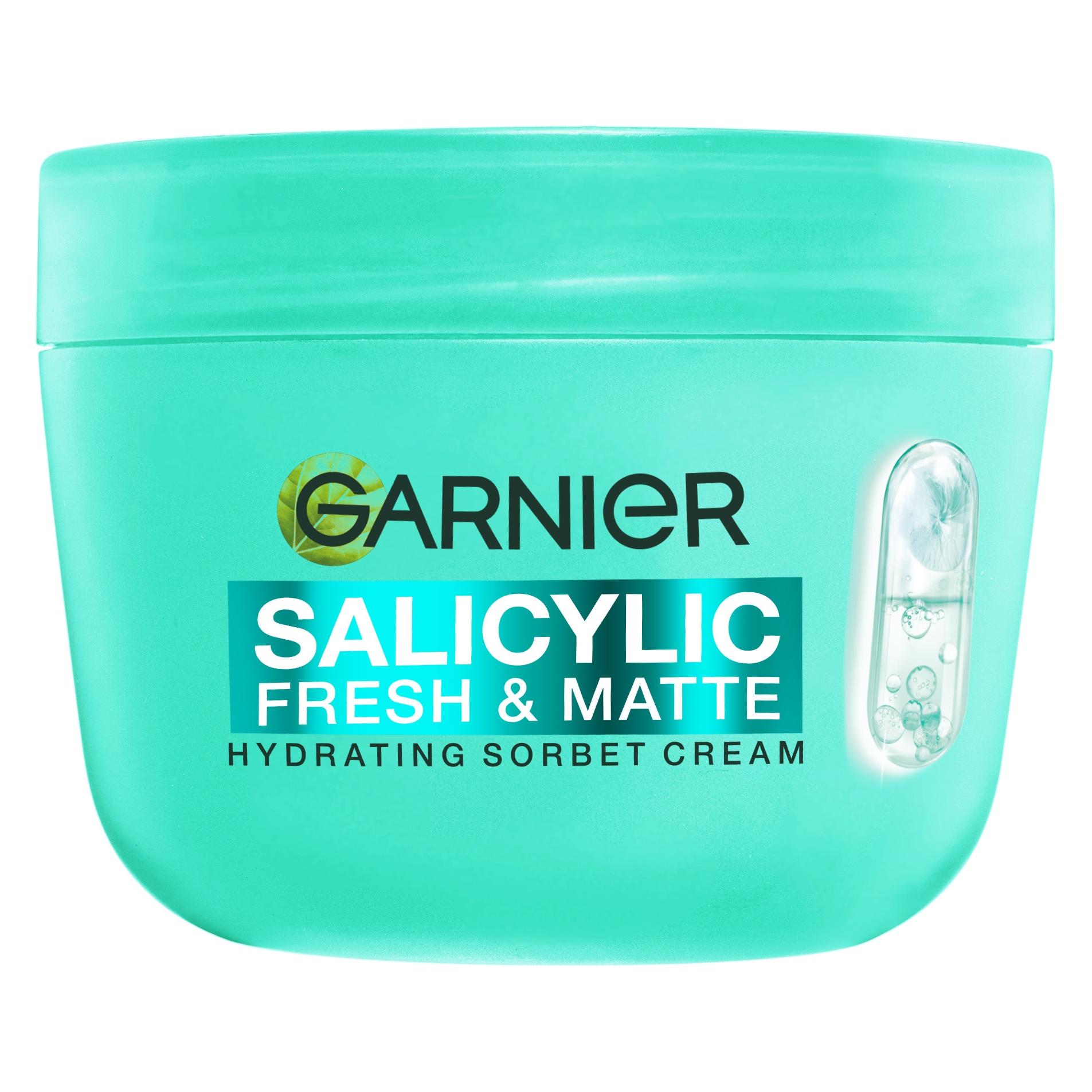 Garnier - Salicylic Fresh & Matte Hydrating Sorbet Cream - 85 ml (85 ml) (C7226700)