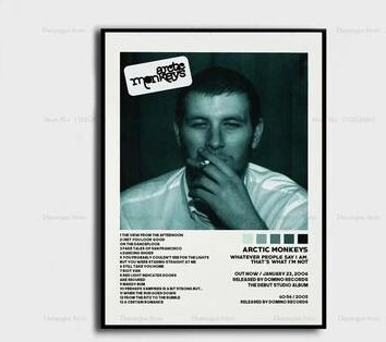 Uplifted Finds Arctic Monkeys Album Cover Poster   High Definition Music Wall Art Canvas 16 40 X 50 Cm No Frame