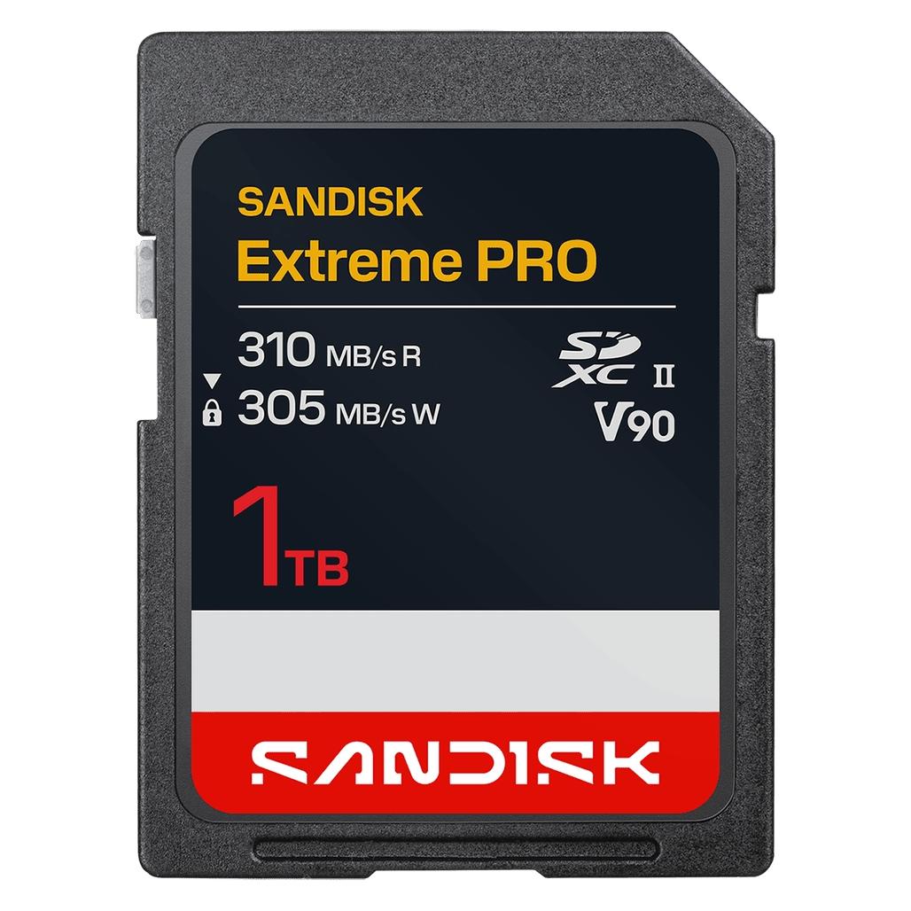 Sandisk Extreme PRO UHS-II V90 Cards UHS (1000 GB, SDXC, UHS-II) (SDSDXDE-1T00-GN4IN)