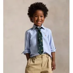 Polo Ralph Lauren für Jungen. 322677133002 Ikonisches blaues Oxford-Hemd (1.5años= 88/93), Baumwolle, Klassisch, Langarm, Kinderbekleidung