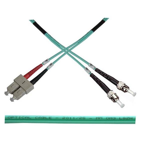 OEM Optický patch kabel duplex SC-ST 50/125 MM OM3 (1 m) (1310)