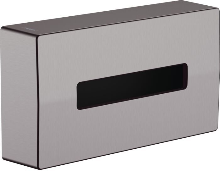 Hansgrohe AddStoris Kosmetiktuchbox 41774340 Wandmontage, brushed black chrome