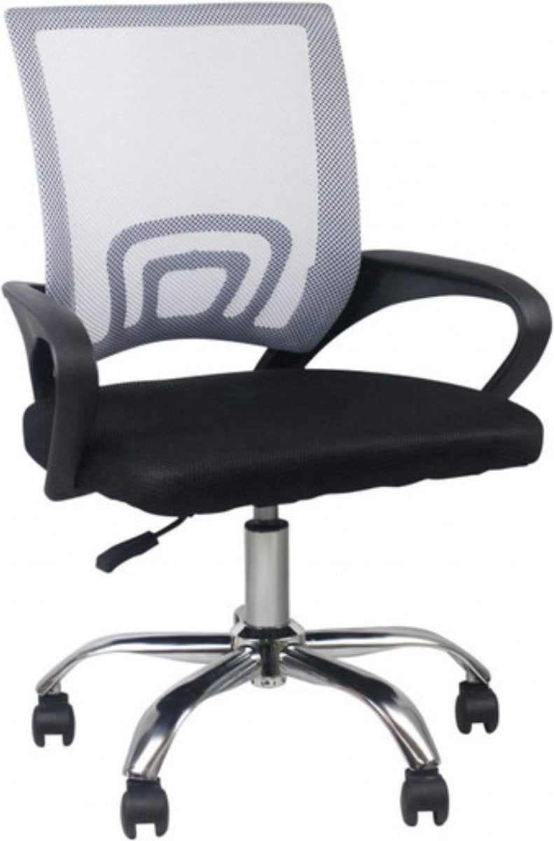 Bolt Edge Luxe Ergonomische Bureaustoel - Zwart/Lichtgrijs - Voor Volwassenen - Met Zwenkwielen