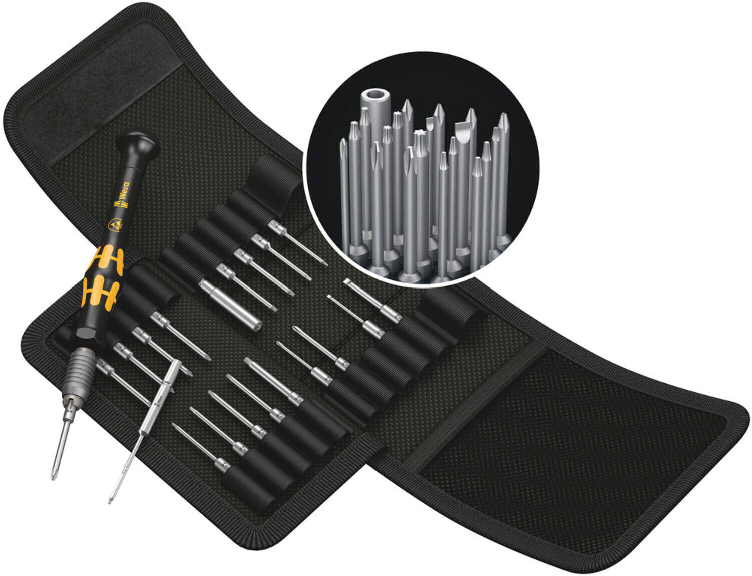 Wera Kraftform Kompakt Micro 21 ESD 1, 21-teilig (05135973001)