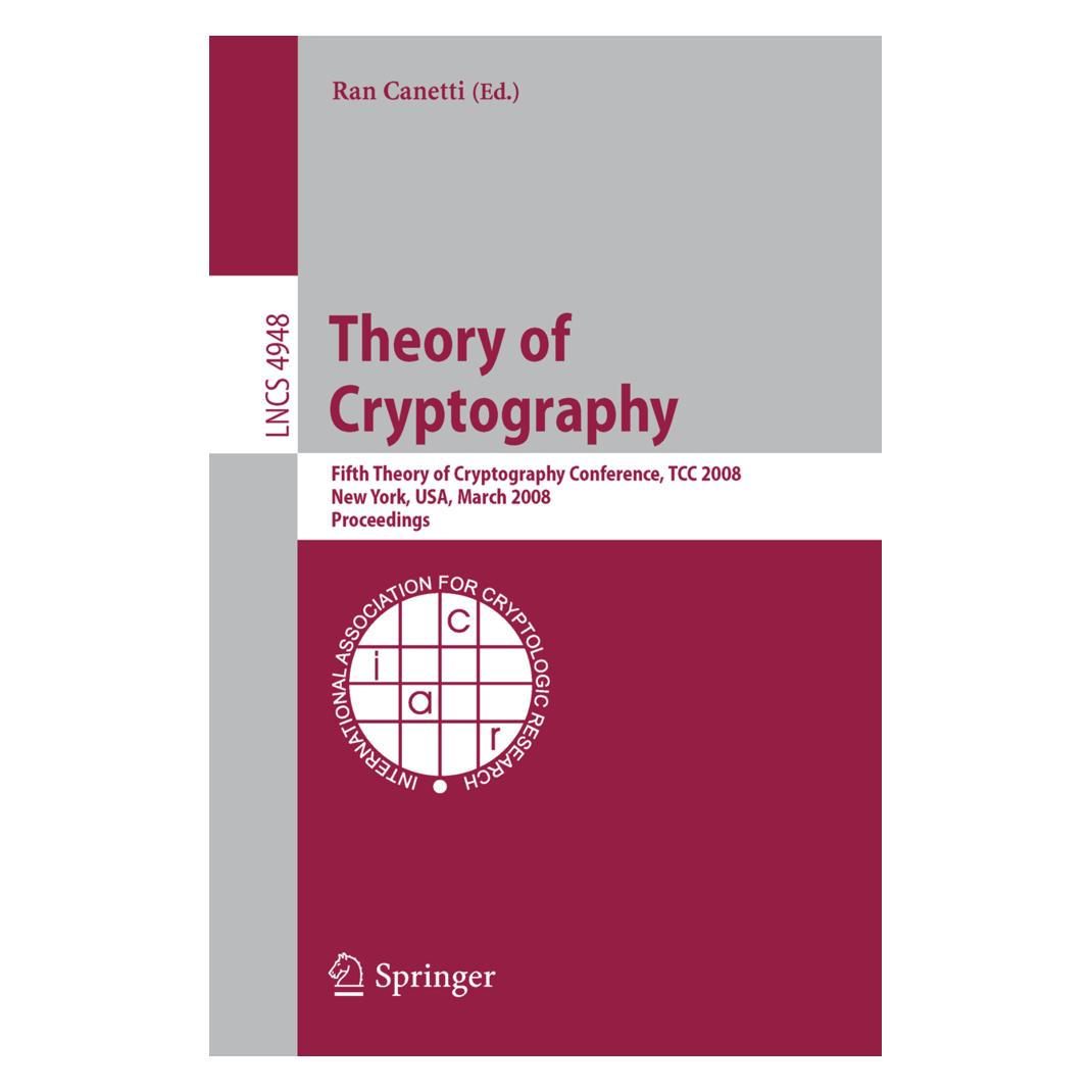 Springer Theory of Cryptography (Englisch, Softcover, Ran Canetti) (55512279)