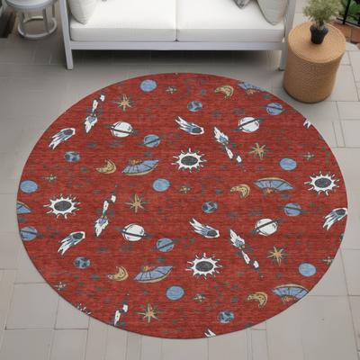 Addison Rugs Machine Washable Indoor/ Outdoor Spaceship Chantille Rug