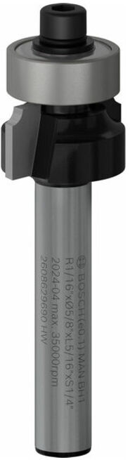 BOSCH PRO Fraise à arrondir, R 1/16